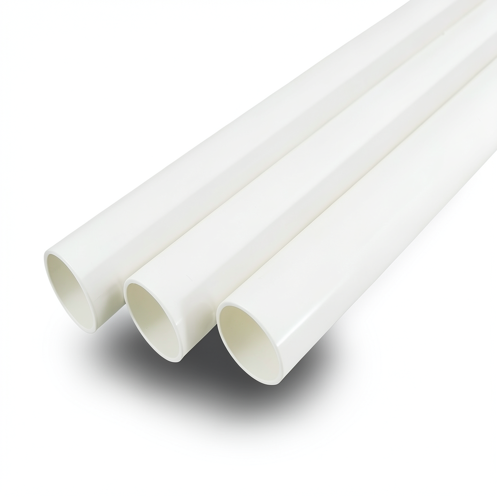 مواسير UPVC جدول 80 مقاس ¾ إنش سمك 3.91 مم لون أبيض