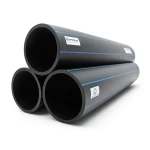 مواسير HDPE PE 100 ضغط 20 بار قطر 250 مم سمك 27.9 مم لون أسود | نيبروبلاست