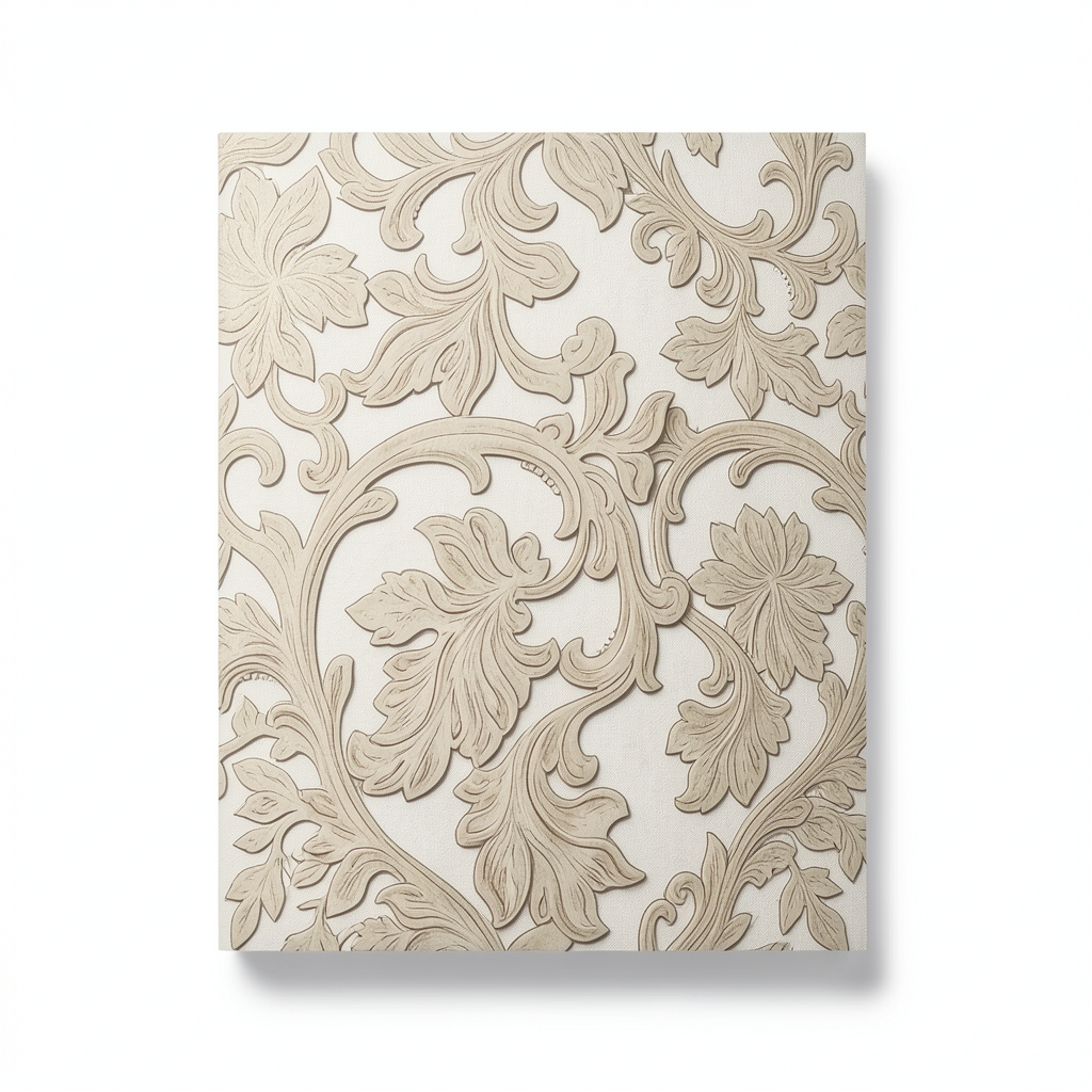 Italian Wallpaper Classic Design 10 m x 0.70 m Beige Color