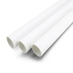 مواسير UPVC جدول 40 مقاس ½ إنش سمك 2.77 مم لون أبيض