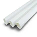 مواسير UPVC جدول 80 مقاس 1¼ إنش سمك 4.85 مم لون أبيض