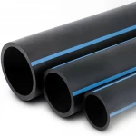 مواسير HDPE الوطني لشبكات المياه  ضغط 12.5 بار قطر خارجي 400 مم سمك 19.1 مم لون اسود