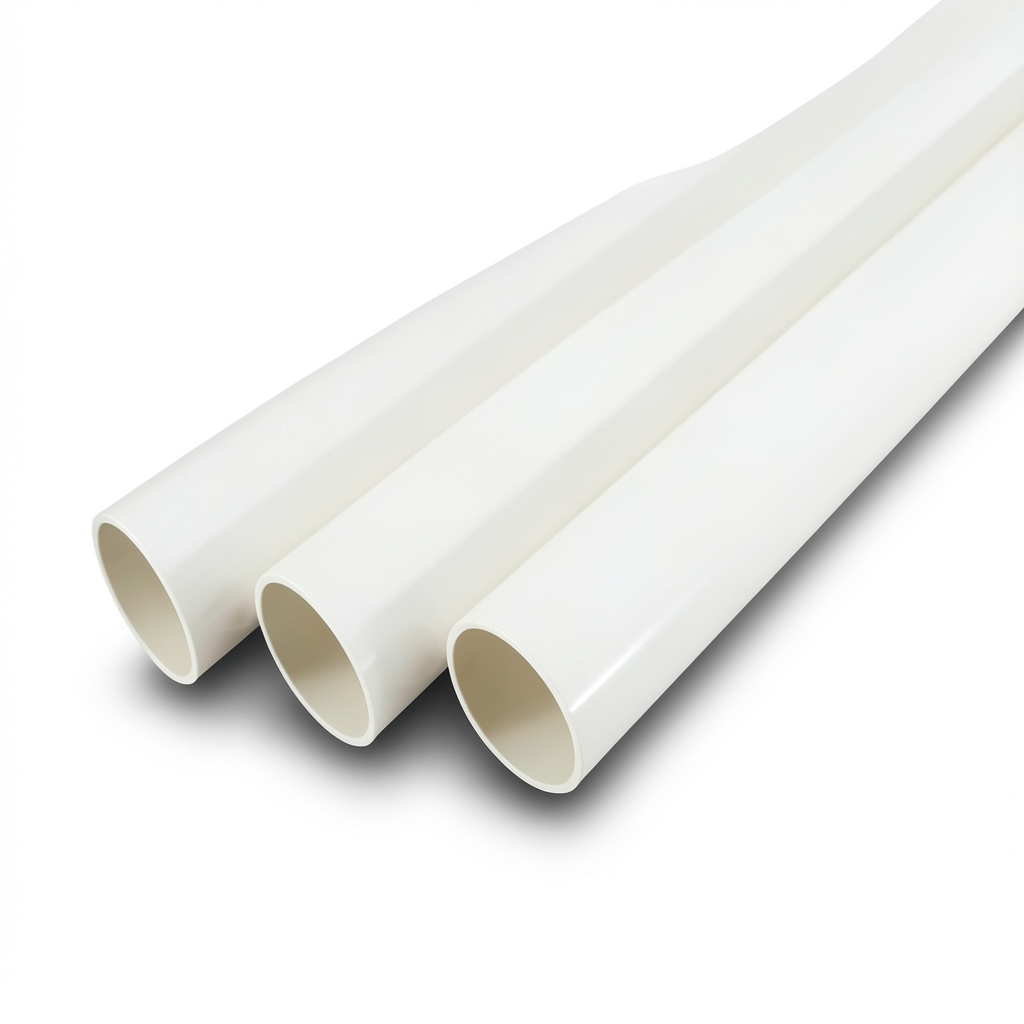 مواسير UPVC جدول 40 مقاس ¼ 1 إنش سمك 3.56 مم لون أبيض