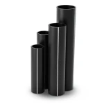 أنابيب HDPE SDR26 قطر خارجي 90 مم سمك 3.5 مم لون أسود