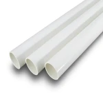 مواسير UPVC جدول 80 مقاس ½ إنش سمك 3.73 مم لون أبيض