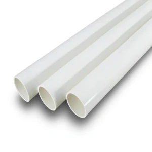 مواسير UPVC جدول 80 مقاس ½ إنش سمك 3.73 مم لون أبيض