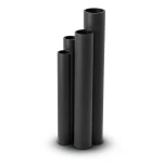 مواسير HDPE SDR26 قطر خارجي 110 مم سمك 4.2 مم لون أسود