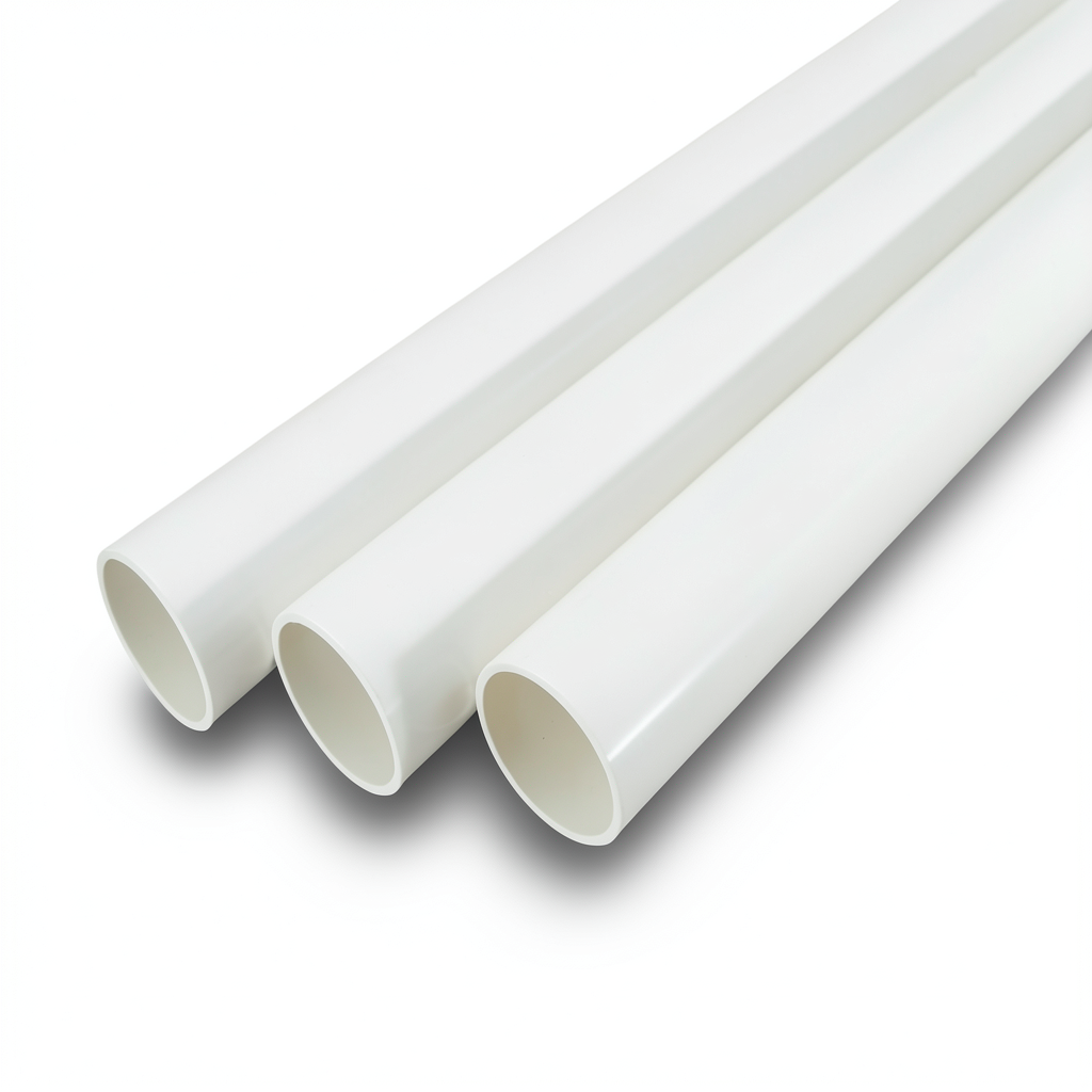 مواسير UPVC جدول 80 مقاس ¾ إنش سمك 3.91 مم لون أبيض