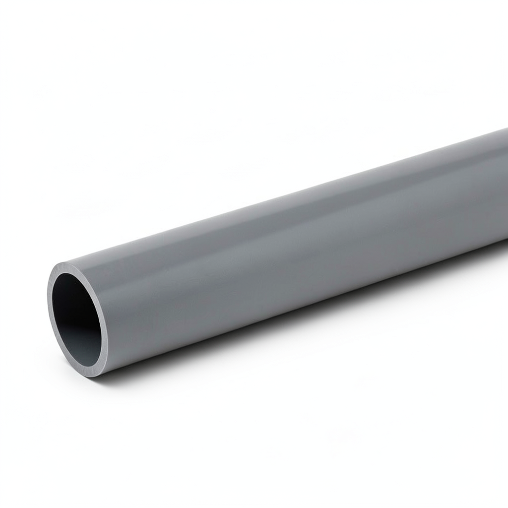 UPVC Pipes Schedule 80 Size 1 Inch Thickness 4.55 mm Gray | Jasco