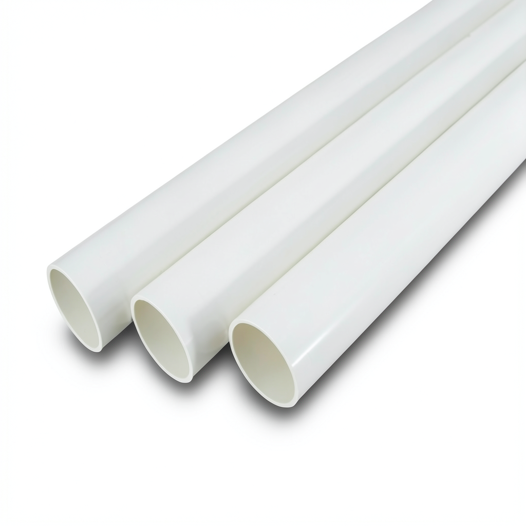 مواسير UPVC جدول 80 مقاس 1¼ إنش سمك 4.85 مم لون أبيض