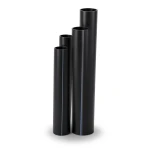 مواسير HDPE SDR 26 قطر خارجي 200 مم سمك 7.7 مم لون أسود