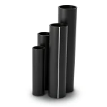 مواسير HDPE SDR 26 قطر خارجي 225 مم سمك 8.6 مم لون أسود