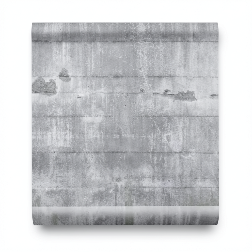 German Patterned Wallpaper 10m x 0.53m Gray, Model 445510
