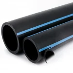مواسير HDPE الوطني لشبكات المياه  ضغط 12.5 بار قطر خارجي 400 مم سمك 19.1 مم لون اسود