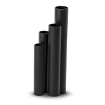 مواسير HDPE SDR 26 قطر خارجي 315 مم سمك 12.1 مم لون أسود