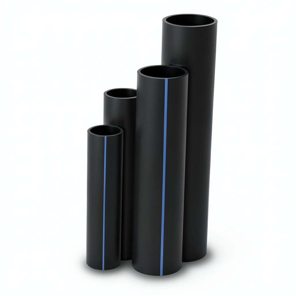 أنابيب HDPE SDR26 قطر خارجي 75 مم سمك 2.9 مم لون أسود