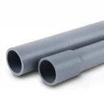 مواسير UPVC الوطني ضغط 4 بار  قطر خارجي 160 مم سمك 3.20 مم لون رمادي