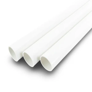 UPVC Pipes Schedule 40 Size 1 inch Thickness 3.38 mm White