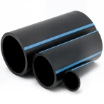 أنابيب HDPE الوطني لشبكات المياه  ضغط 16 بار قطر خارجي 400 مم سمك 23.7 مم لون اسود