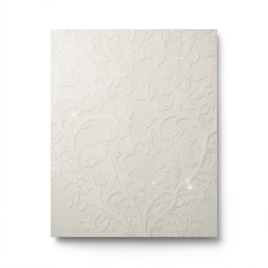 Italian Wallpaper Classic Design 10m x 0.70m Light Beige