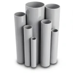 UPVC Pipes Nominal Pressure 6 Bar Outside Diameter 250 mm Thickness 7.3 mm Gray