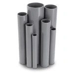UPVC Pipes Schedule 80 Size 1 inch Thickness 4.6 mm Gray