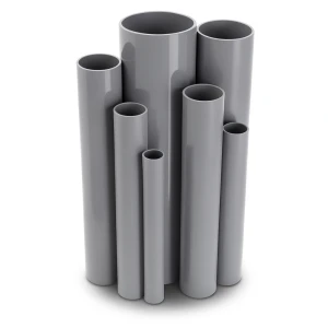 UPVC Pipes Schedule 80 Size 1 inch Thickness 4.6 mm Gray