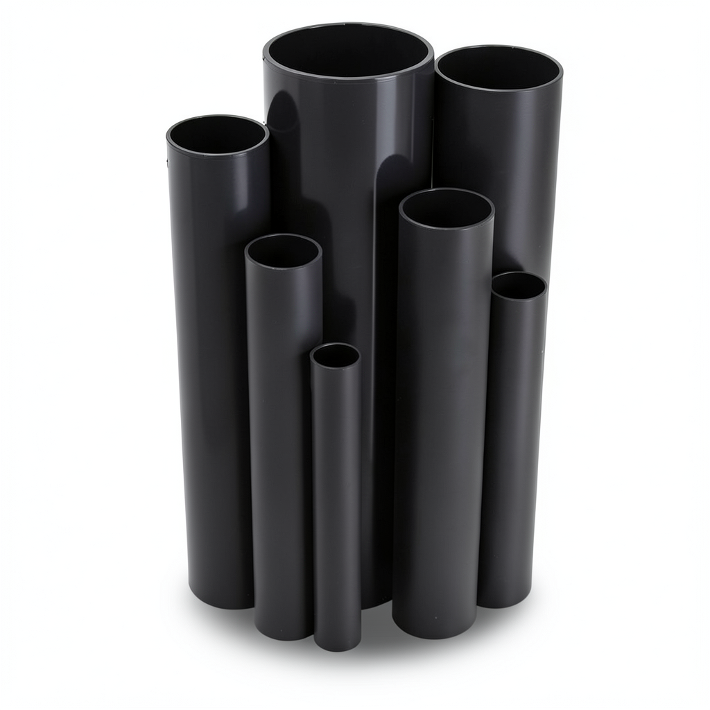 UPVC Pipes Schedule 80 Size 1 inch Thickness 4.6 mm Black Colour