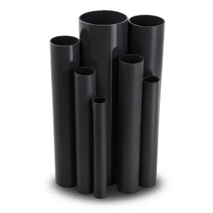 مواسير UPVC ضغط 6 بار قطر خارجي 250 مم سمك 7.3 مم لون اسود