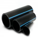 مواسير HDPE الوطني لشبكات المياه  ضغط 16 بار قطر خارجي 250 مم سمك 14.8 مم لون اسود