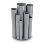 UPVC Pipes Schedule 80 Size ½ 1 Inch Thickness 5.10 mm Gray Colour