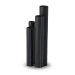 مواسير HDPE SDR 26 قطر خارجي 250 مم سمك 9.6 مم لون أسود