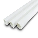 مواسير UPVC جدول 80 مقاس ½ إنش سمك 3.73 مم لون أبيض