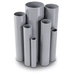 UPVC Pipes Schedule 80 Size 2 inch Thickness 5.5 mm Gray Color
