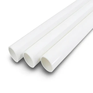 مواسير UPVC جدول 80 مقاس ¾ إنش سمك 3.91 مم لون أبيض