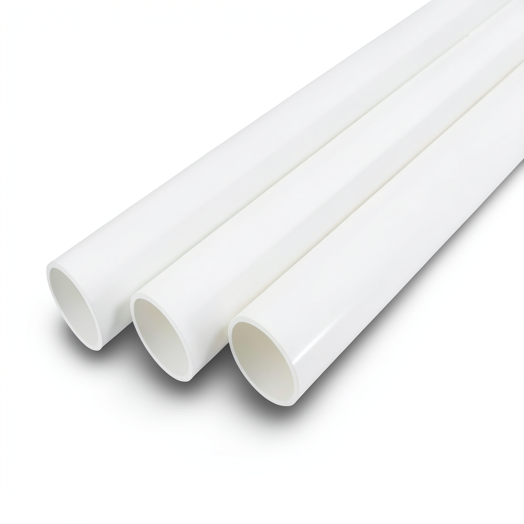 مواسير UPVC جدول 80 مقاس ¾ إنش سمك 3.91 مم لون أبيض