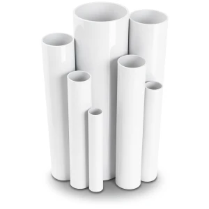 مواسير UPVC ضغط 10 بار قطر خارجي 250 مم سمك 11.9 مم لون أبيض