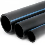 مواسير HDPE الوطني لشبكات المياه  ضغط 20 بار قطر خارجي 63 مم سمك 5.8 مم لون اسود