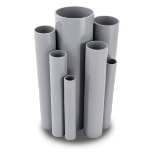 UPVC Pipes Pressure 10 Bar Outside Diameter 250 mm Thickness 11.9 mm Gray