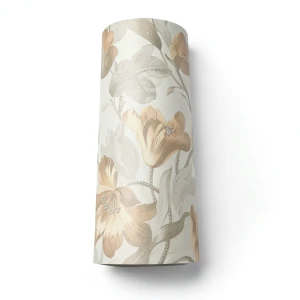 Floral Wallpaper 10 m x 0.70 m Beige, Model 13057