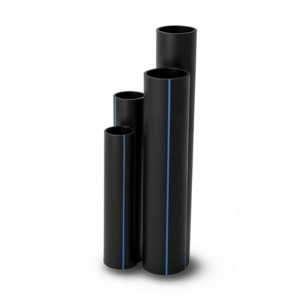 مواسير HDPE نسبة الابعاد القياسية 26 قطر خارجي 450 مم سمك 17.2 مم لون اسود