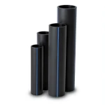 مواسير HDPE نسبة الأبعاد القياسية SDR 26 قطر خارجي 500 مم سمك 19.1 مم أسود