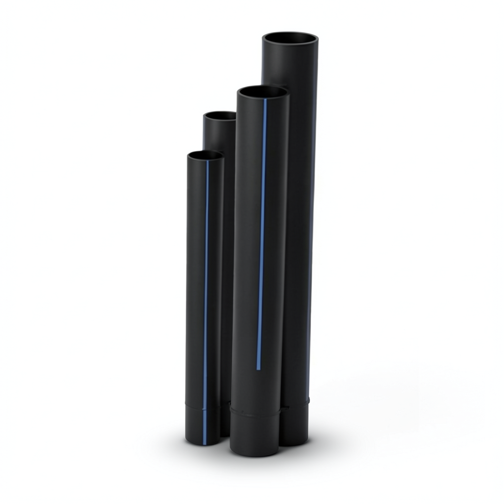 Al-Jawdah HDPE Pipes SDR 26 Outside Diameter 560 mm Thickness 21.4 mm Black