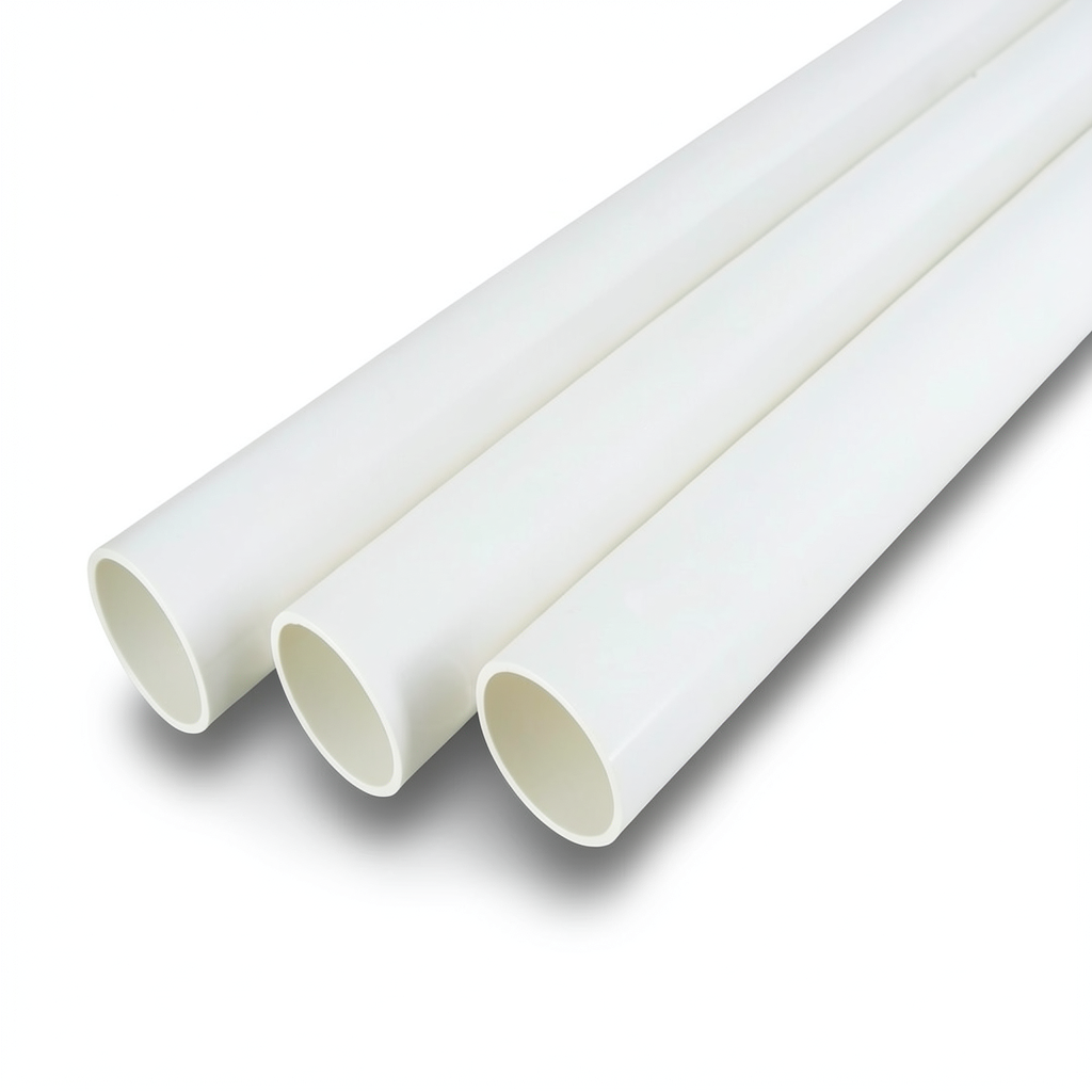 UPVC Pipes Schedule 80 Size 1 ½ inch Thickness 5.08 mm White