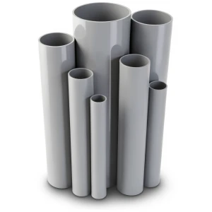 UPVC Pipes Nominal Pressure 16 Bar Outside Diameter 280 mm Thickness 20.8 mm Gray