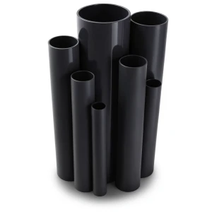 مواسير UPVC جدول 80 مقاس ¾ إنش سمك 3.9 مم لون أسود