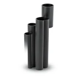 مواسير HDPE نسبة الأبعاد القياسية 26 قطر خارجي 710 مم سمك 27.2 مم لون أسود