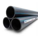 مواسير HDPE نيبروبلاست PE 80 ضغط 16 بار قطر خارجي 250 مم سمك 27.9 مم لون أسود | نيبروبلاست