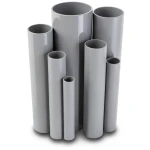 UPVC Pipes Schedule 80 Size 1 inch Thickness 4.6 mm Gray