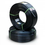 أنابيب HDPE نيبروبلاست PE 100 ضغط 16 بار قطر خارجي 125 مم سمك 11.4 مم لون اسود